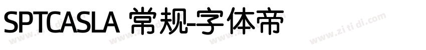SPTCASLA 常规字体转换